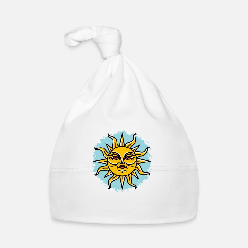 Sunshine in the sky - Sun - Argentina Organic Baby Cap