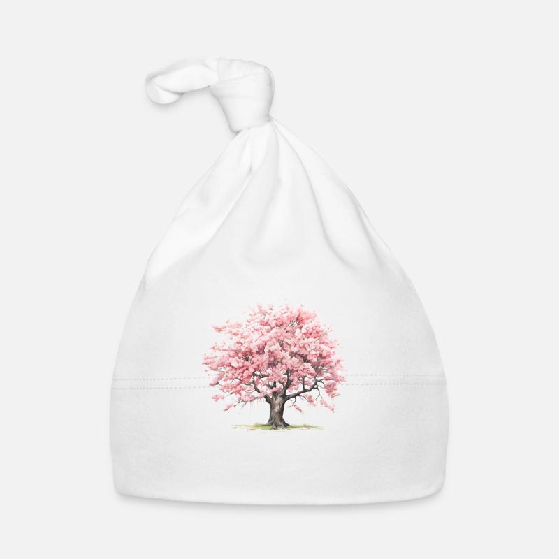 Sakura - Baby Bio-Mütze - Weiß