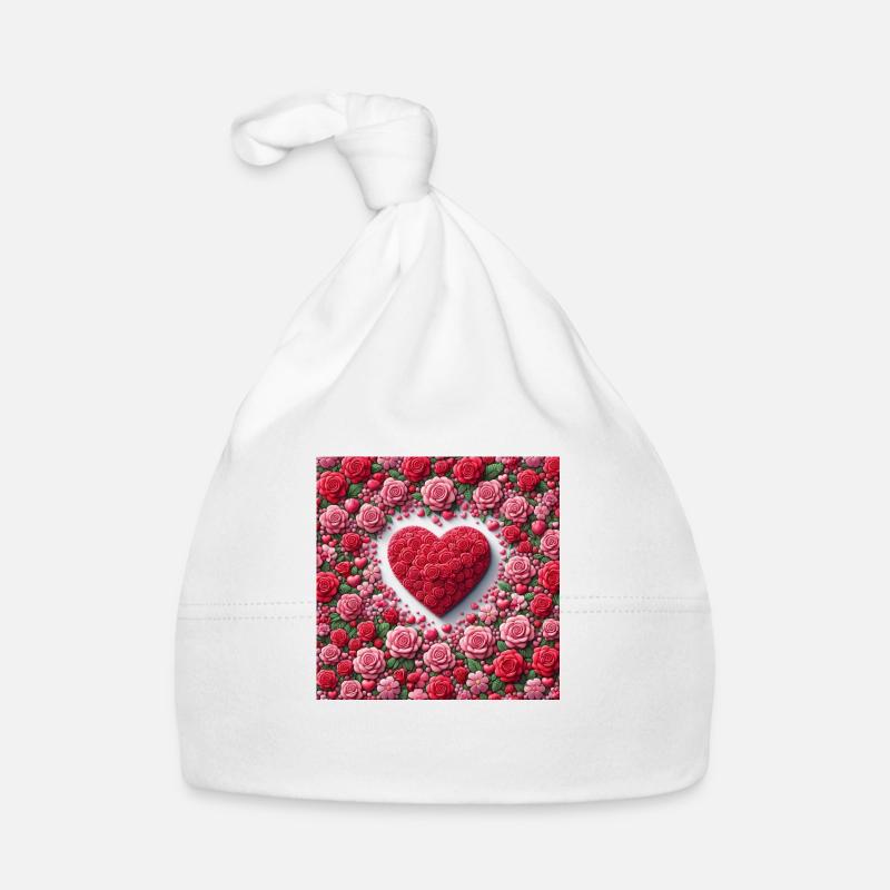 Alles Gute zum Valentinstag Baby Bio-Mütze