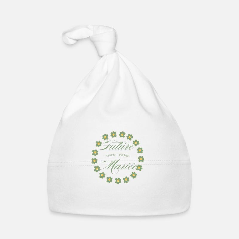 Floral Bride - Die Brautblumen Baby Bio-Mütze
