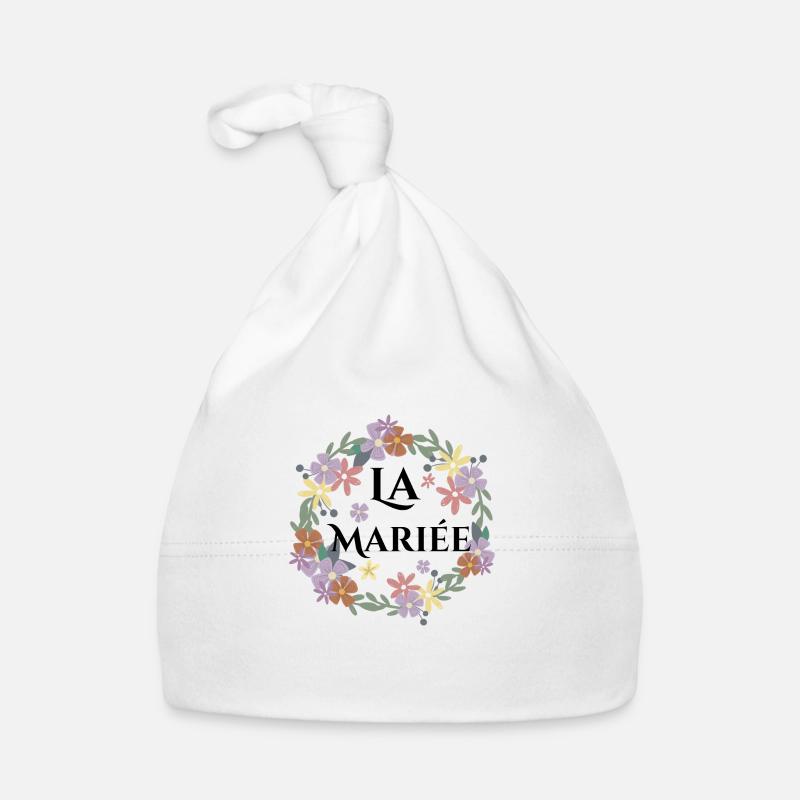 future mariée florale -la mariée fleurs Bonnet bio Bébé