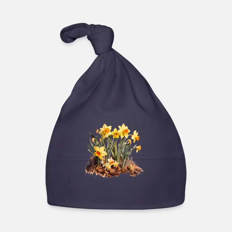 Daffodil Bloom Organic Baby Cap