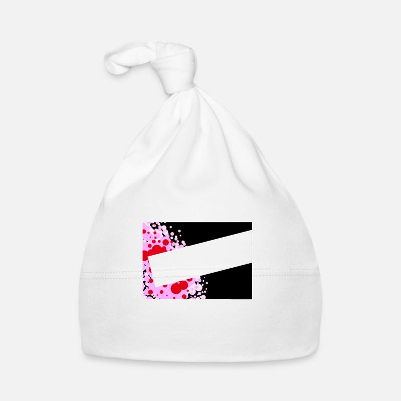 Pink Abstract Background Organic Baby Cap
