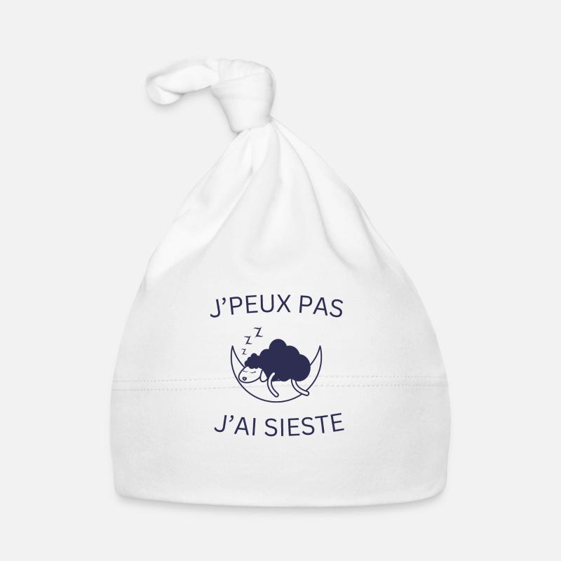 J'peux pas j'ai sieste Bonnet bio Bébé