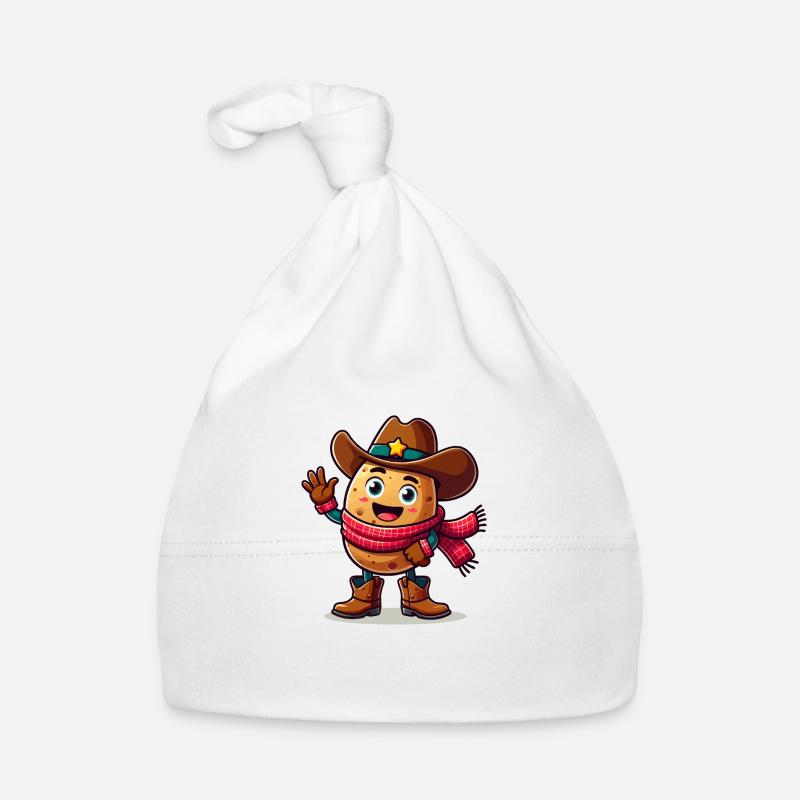 Pomme de terre cow boy Bonnet bio Bébé