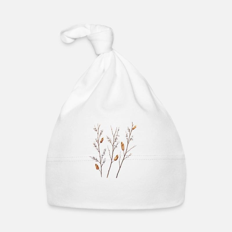 Easter Catkins Organic Baby Cap
