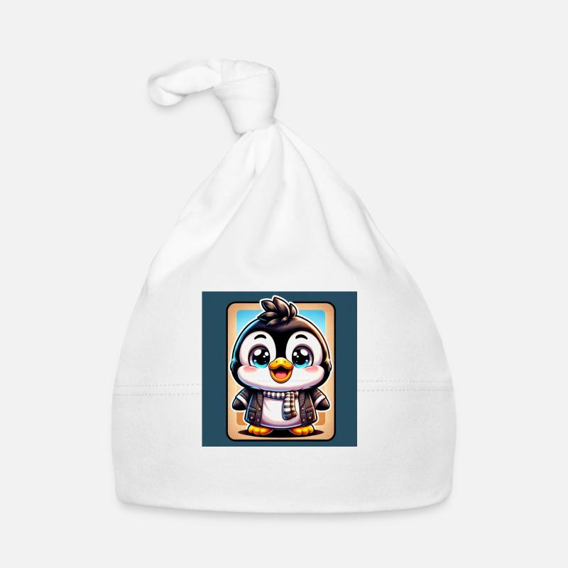 Pingouins Bonnet bio Bébé