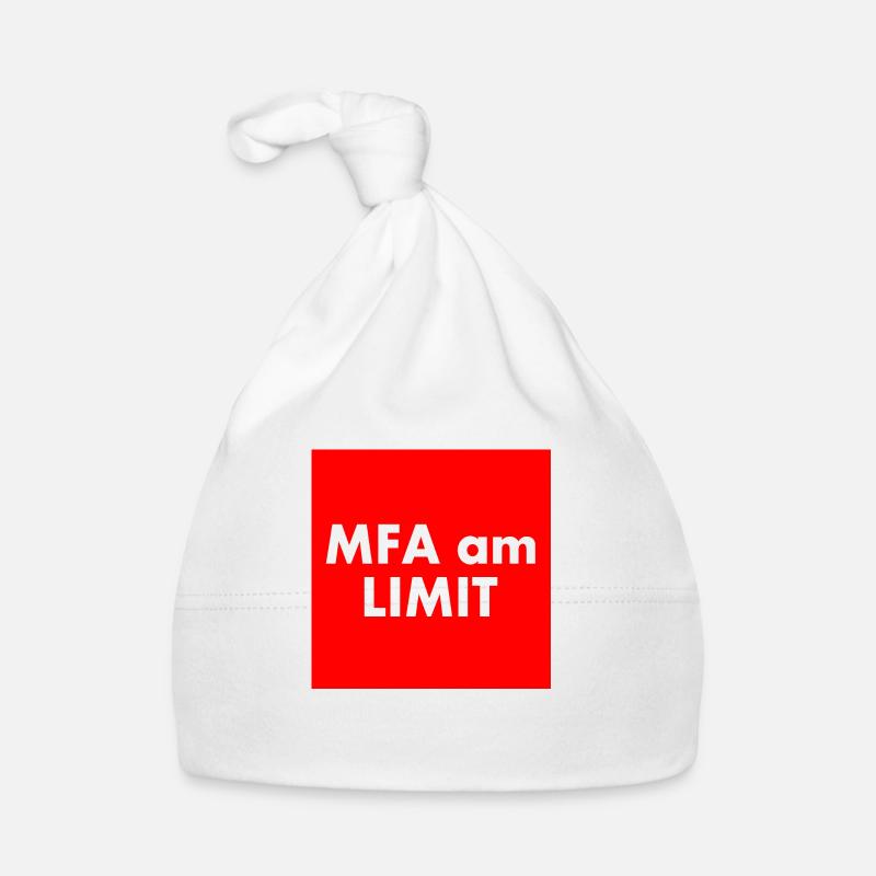 Mfa am limit Baby Bio-Mütze