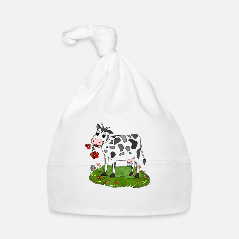Kuh Baby Bio-Mütze