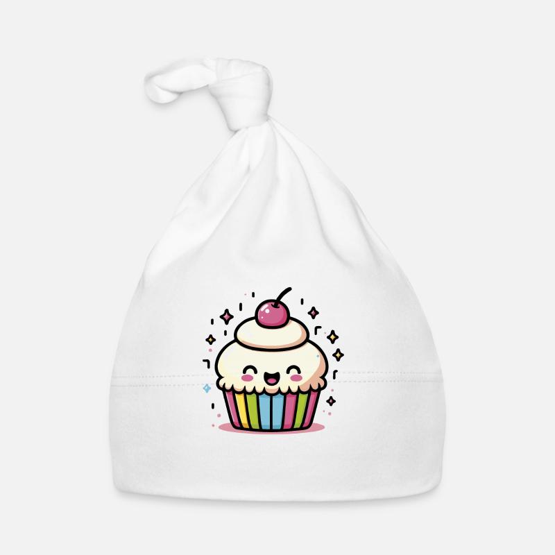 Kawaii Cupcake mignon Bonnet bio Bébé