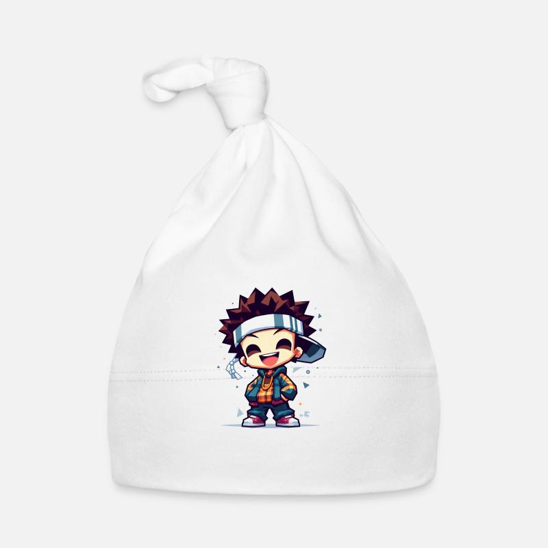 Chibi collection – 90s Hiphop Boy 04 Organic Baby Cap