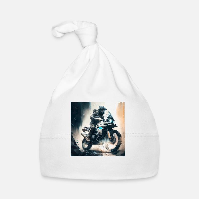 Enduro Tour 2 - Organic Baby Cap - white