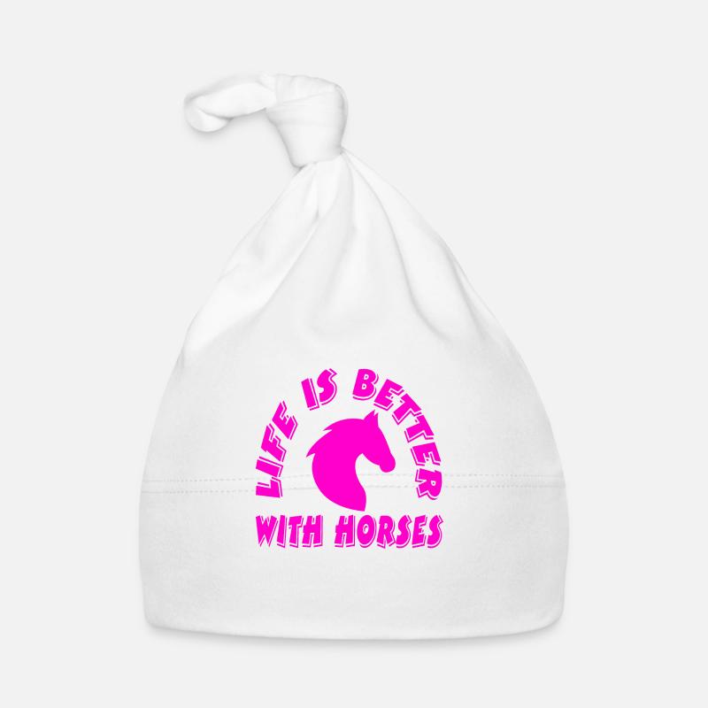 Chevaux Bonnet bio Bébé