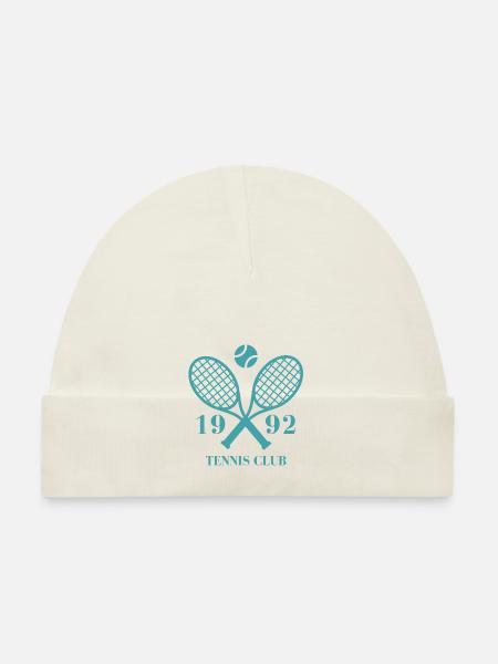 1992 tennis club - Bonnet bio Bébé - blanc - Devant