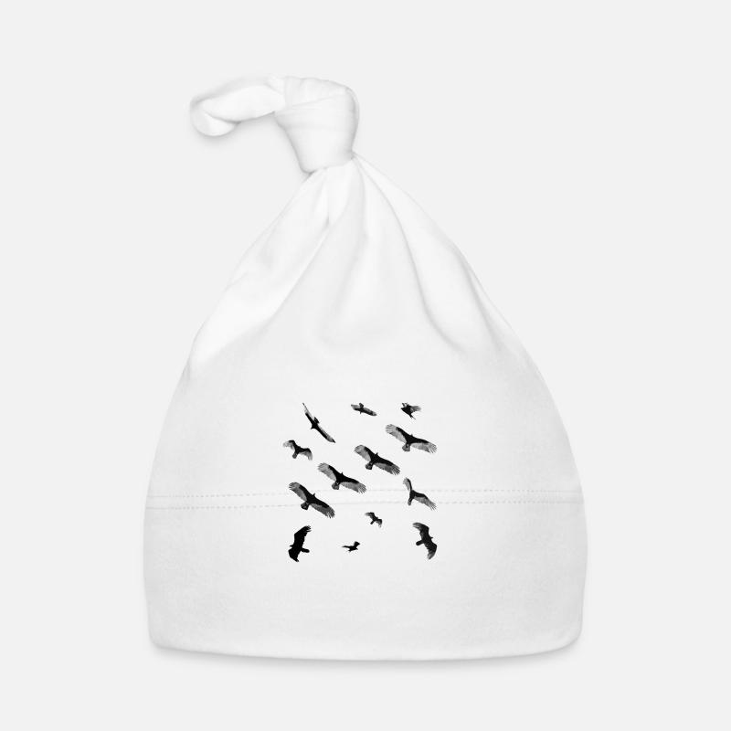 Vögel Baby Bio-Mütze