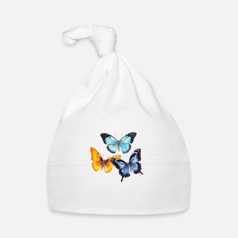 Flatternde Feder Baby Bio-Mütze