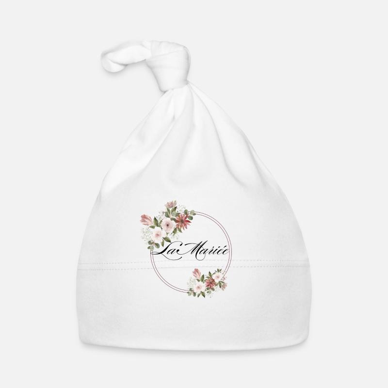 Die Blumenbraut - Junggesellinnenabschied Geschenkidee Baby Bio-Mütze