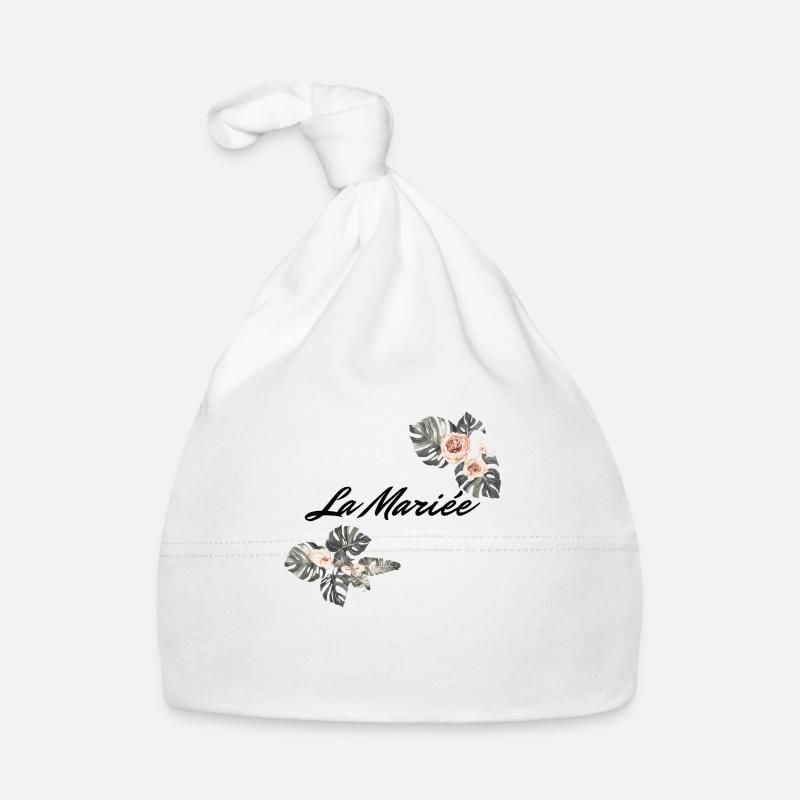 Die Blumenbraut - Braut Geschenkidee Baby Bio-Mütze