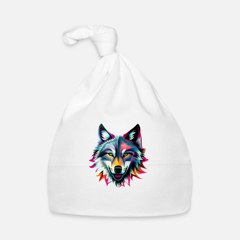 wolf Organic Baby Cap