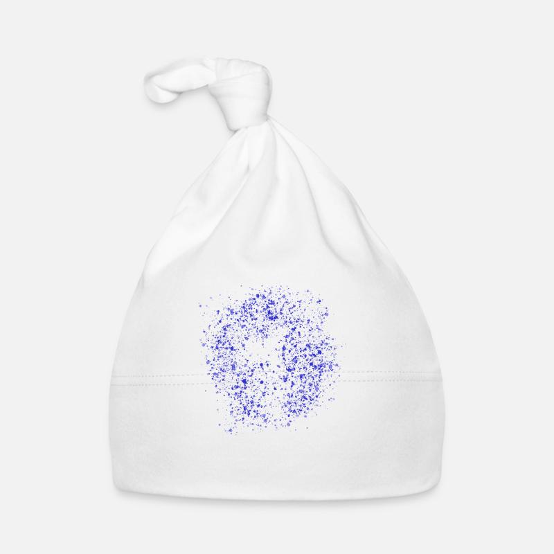 Aquarell Farbspritzer Baby Bio-Mütze