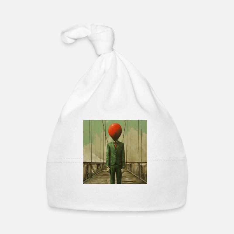 Ballon - Bonnet bio Bébé - blanc