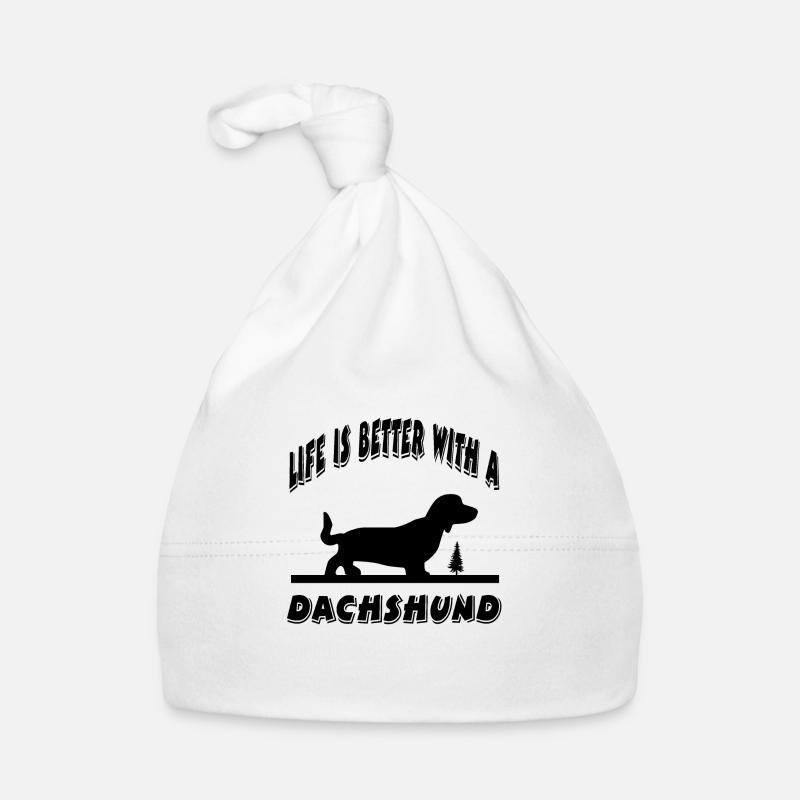 Dackel Baby Bio-Mütze