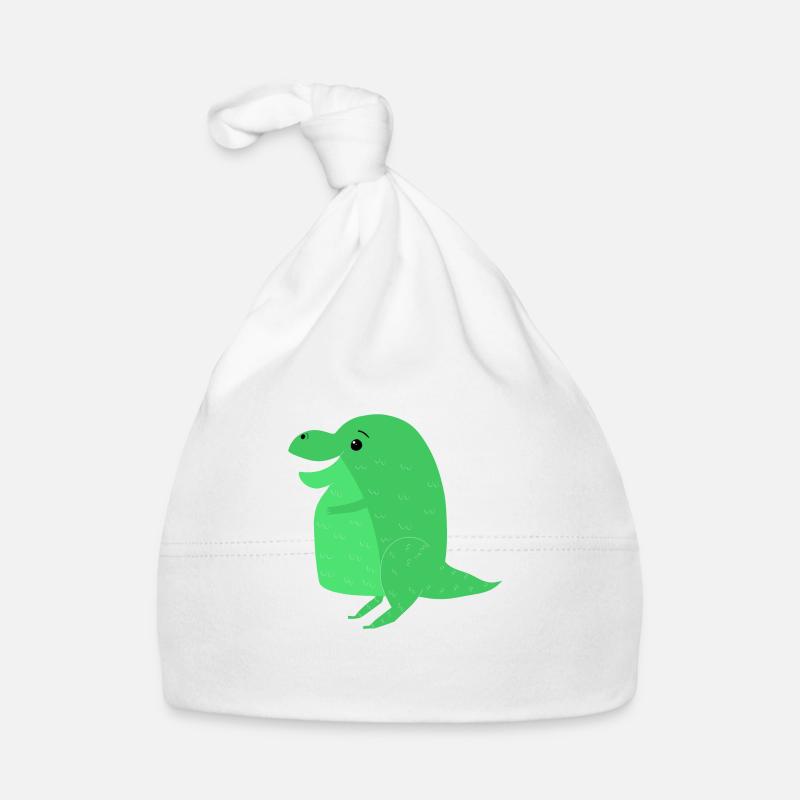 Niedlicher T-Rex - grün Baby Bio-Mütze