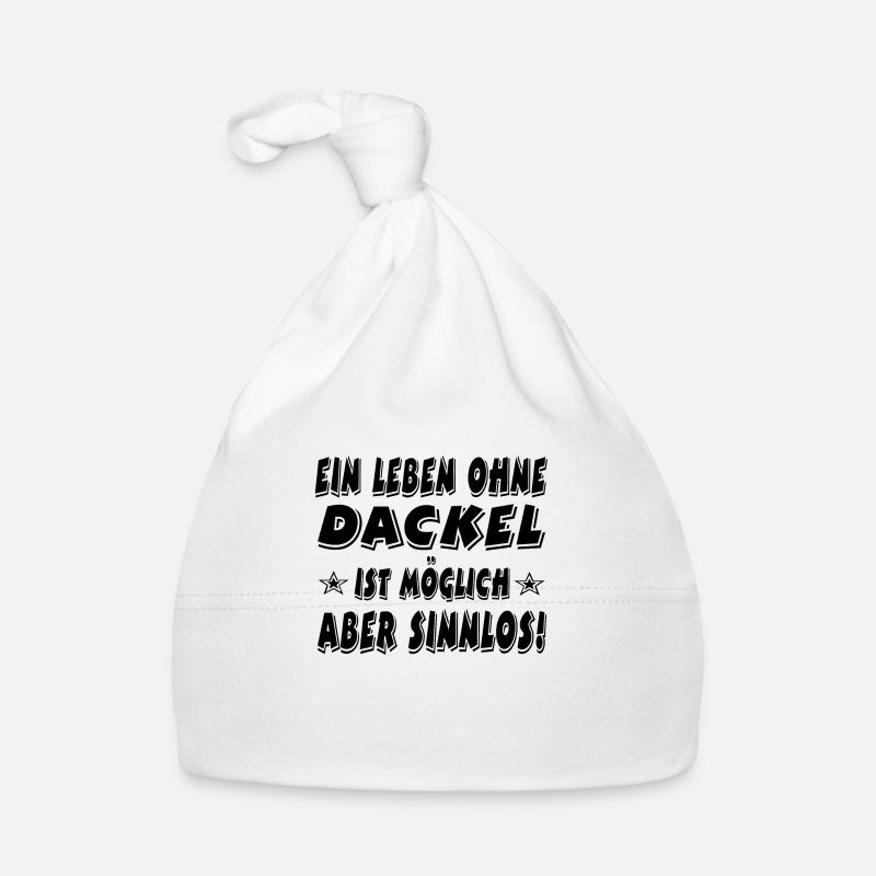 Dackel Baby Bio-Mütze