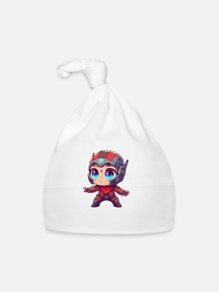 SpaceRanger - Bonnet bio Bébé - blanc - Devant