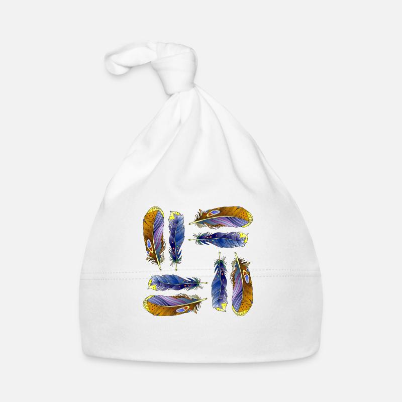 Feder Baby Bio-Mütze