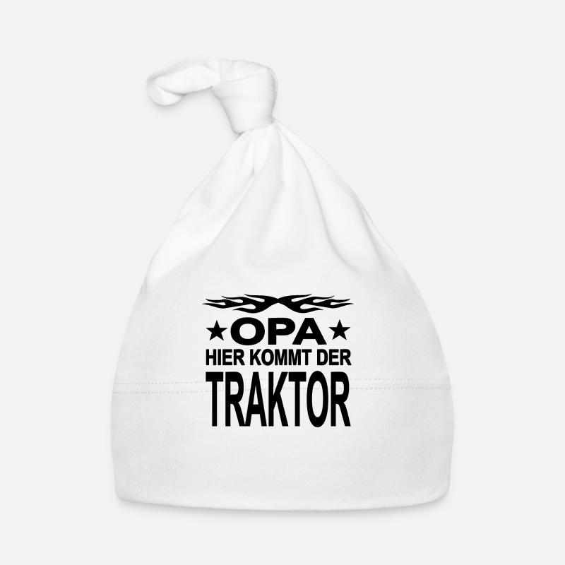 Traktor Baby Bio-Mütze