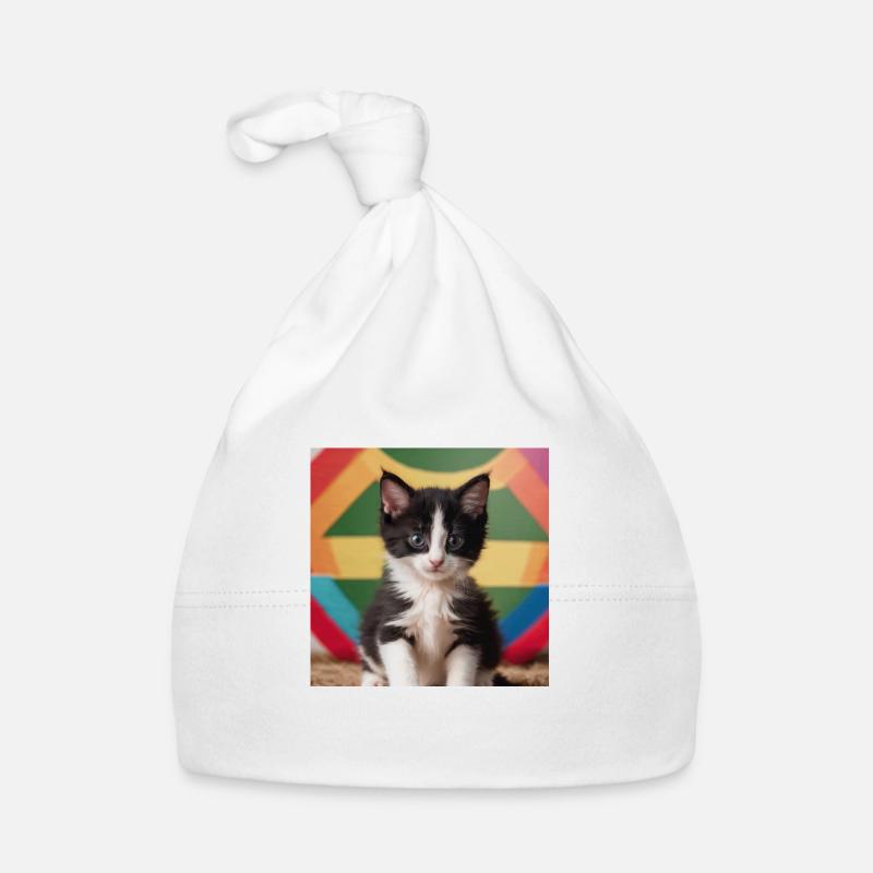 pride kitten Organic Baby Cap