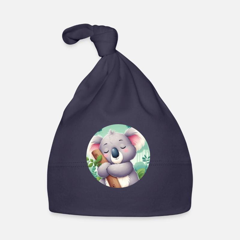 glücklicher Koalabär Koala Baby Bio-Mütze