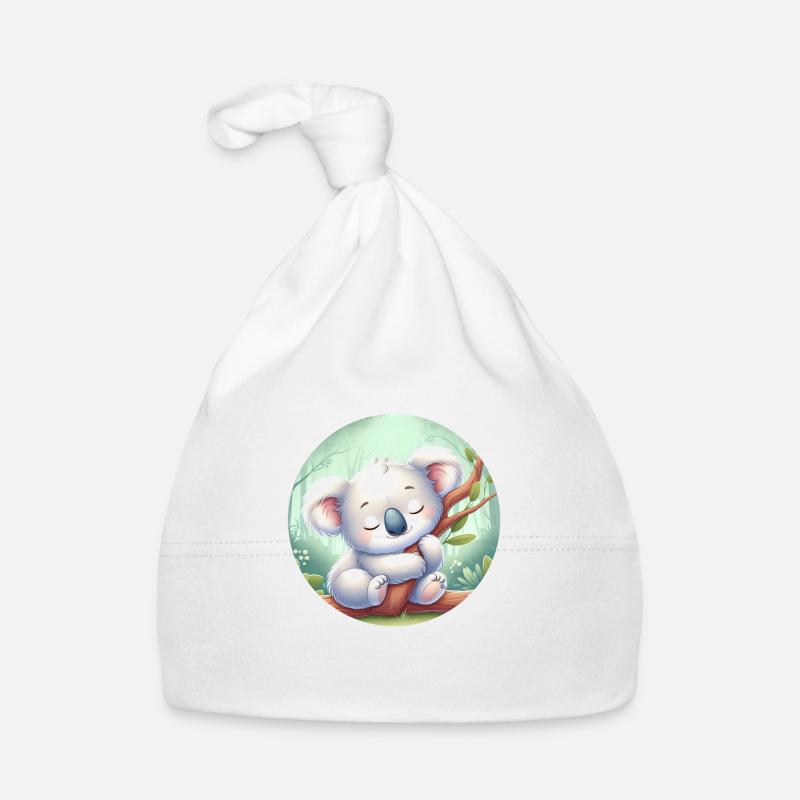 glücklicher Koalabär Koala Baby Bio-Mütze