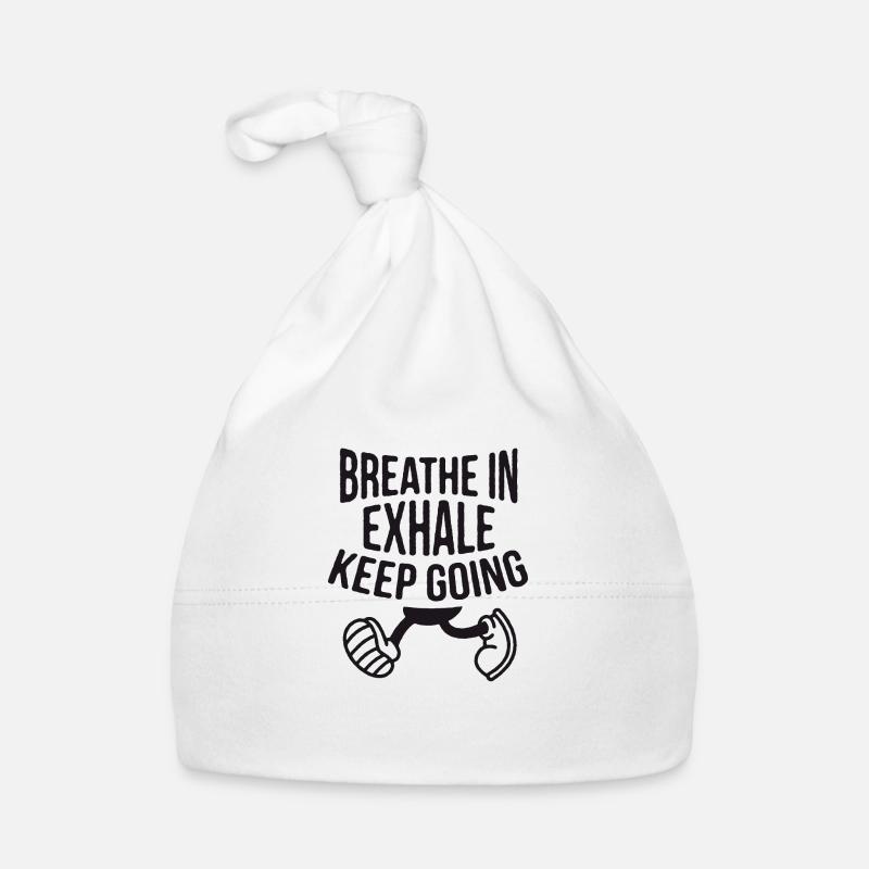 INHALE. Keep going. Organic Baby Cap