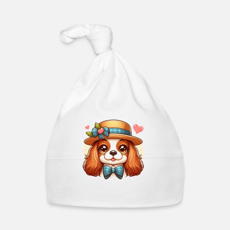 Cavalier King Charles chien mignon Bonnet bio Bébé