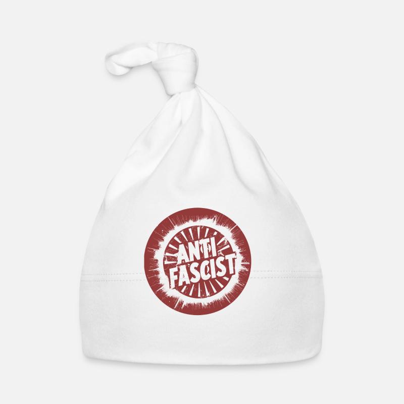 Cercle antifasciste Gauche rouge communiste Bonnet bio Bébé