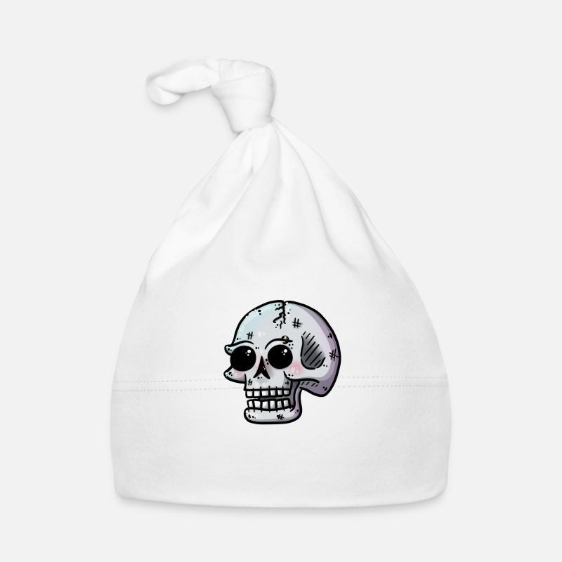 skull Organic Baby Cap