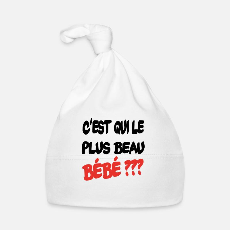 C'est qui le plus beau bébé ? Bonnet bio Bébé