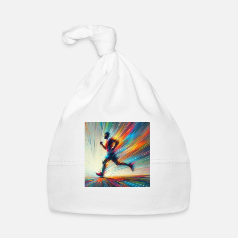 Running Man 3 Organic Baby Cap