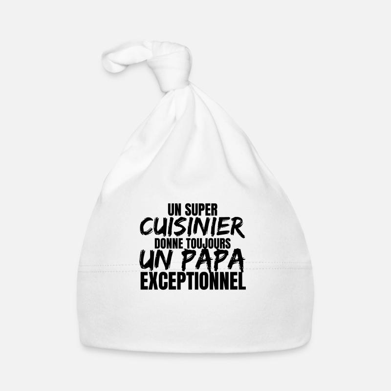 SUPER DAD COOK Organic Baby Cap