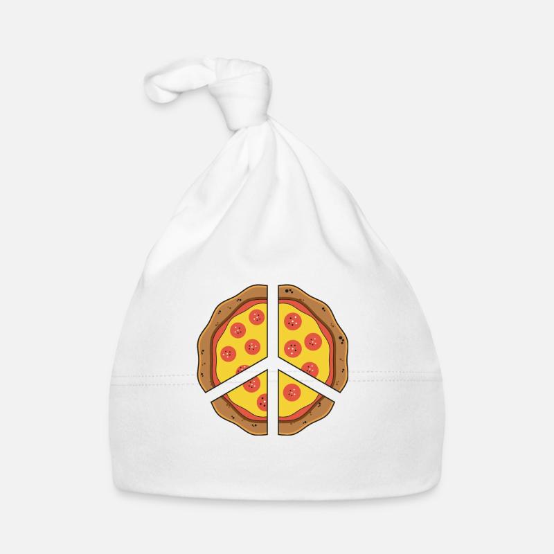 Pizza for peace Bonnet bio Bébé