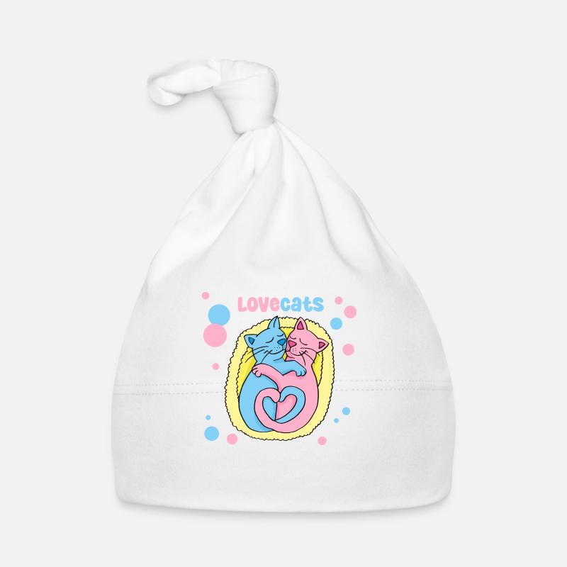 Love Cats Baby Bio-Mütze