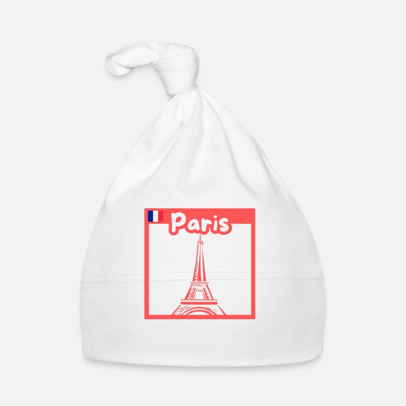 Paris, Hauptstadt Frankreichs, Eiffelturm Baby Bio-Mütze