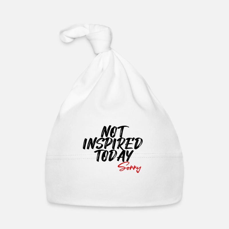 Not Inspired Today Baby Bio-Mütze