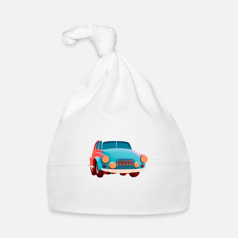 altes Abstraktes Auto Baby Bio-Mütze