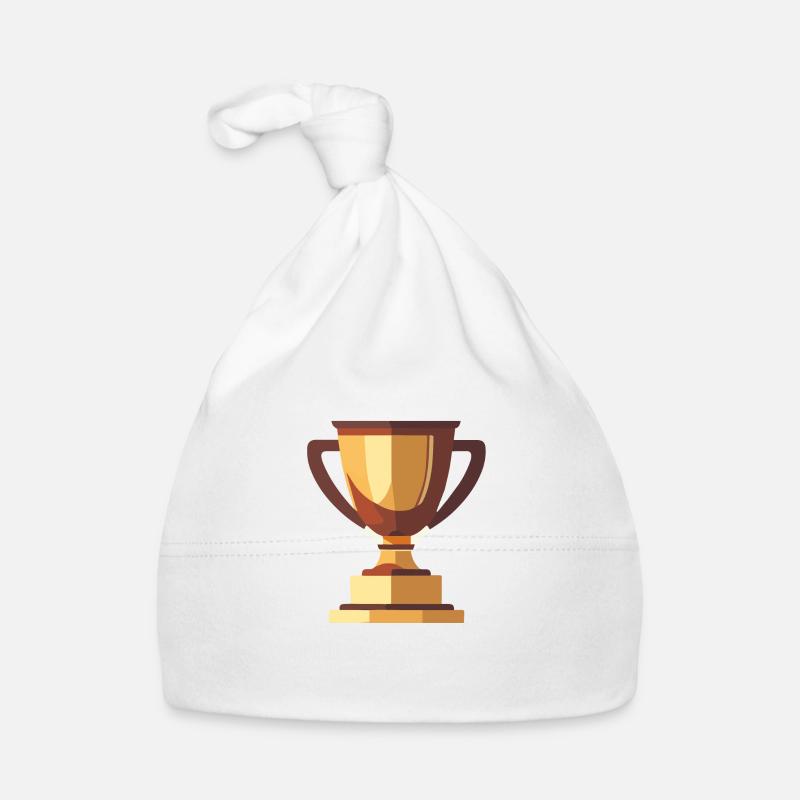 Gewinner Trophäe Gold Baby Bio-Mütze