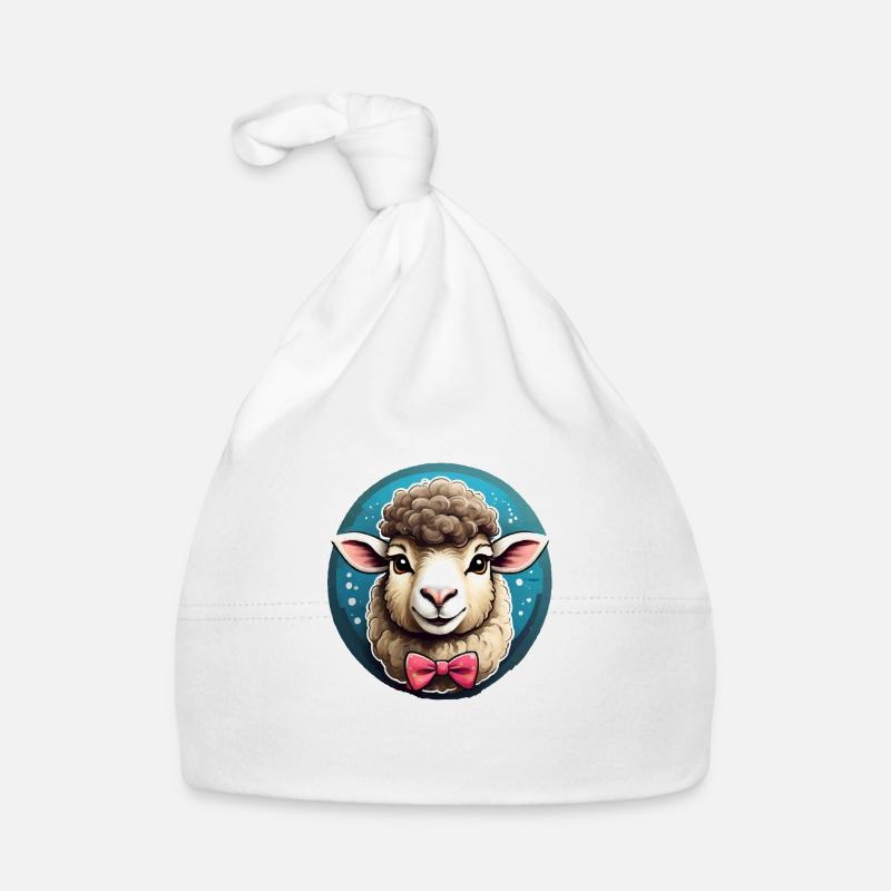 Funny Sheep Comic Organic Baby Cap