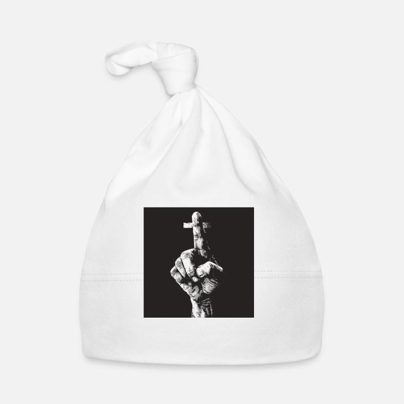 Cross finger Baby Bio-Mütze