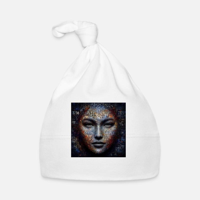 Face of Numbers 2 Organic Baby Cap